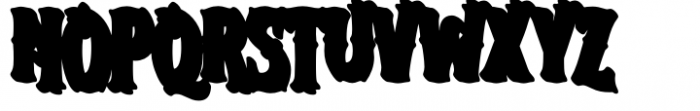Promethium Extruded Font UPPERCASE