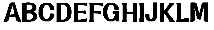 Promina Bold Font UPPERCASE