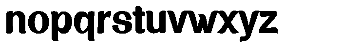 Promina Bold Font LOWERCASE