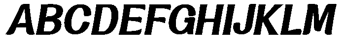 Promina Italic Bold Font UPPERCASE