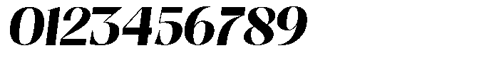 Pronela Display Italic Font OTHER CHARS