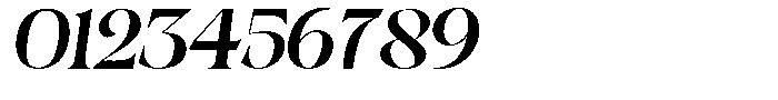 Pronela Italic Medium Font OTHER CHARS