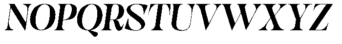 Pronela Italic Medium Font UPPERCASE