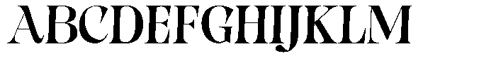 Pronela Medium Font UPPERCASE