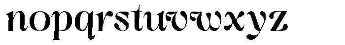 Pronela Medium Font LOWERCASE
