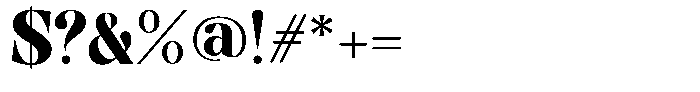 Pronela Regular Font OTHER CHARS