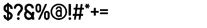 Pronell Display Font OTHER CHARS