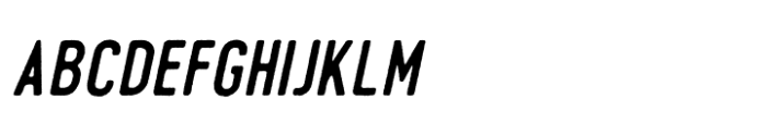 Pronk Family Rough Slant Font UPPERCASE