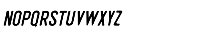 Pronk Family Rough Slant Font UPPERCASE