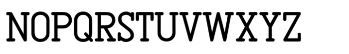 Proofreader Regular JNL Font LOWERCASE