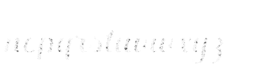 Proper Tavern Script Core Halftone Font LOWERCASE