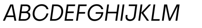 Prosa Book Italic Font UPPERCASE