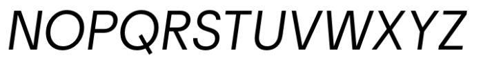 Prosa Book Italic Font UPPERCASE