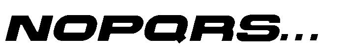 Proscenium Bold Italic Font UPPERCASE