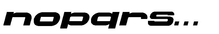 Proscenium Bold Italic Font LOWERCASE