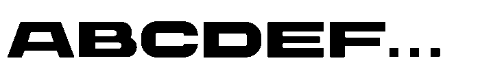 Proscenium Bold Font UPPERCASE