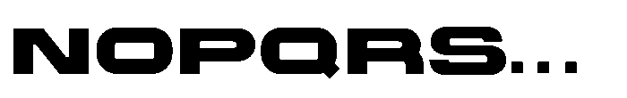Proscenium Bold Font UPPERCASE