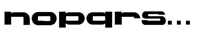 Proscenium Bold Font LOWERCASE
