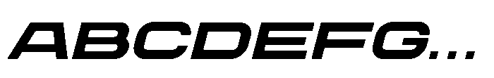 Proscenium Italic Font UPPERCASE
