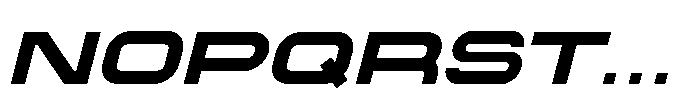 Proscenium Italic Font UPPERCASE