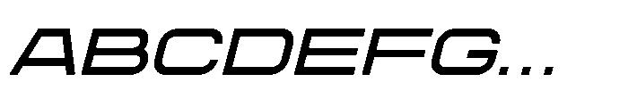 Proscenium Light Italic Font UPPERCASE
