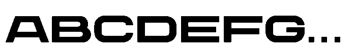 Proscenium Regular Font UPPERCASE