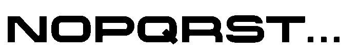 Proscenium Regular Font UPPERCASE