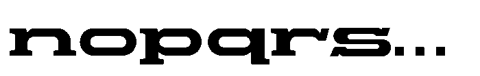 Proscenium Slab Bold Font LOWERCASE