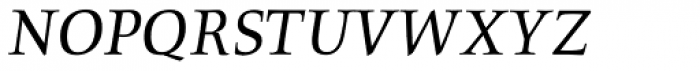 Prospera Book Italic Font UPPERCASE