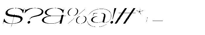 Prostetrix Italic Font OTHER CHARS