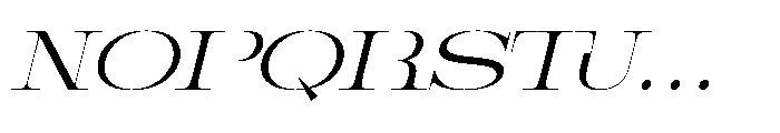 Prostetrix Italic Font UPPERCASE
