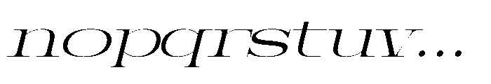 Prostetrix Italic Font LOWERCASE