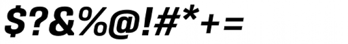 Protipo Narrow Bold Italic Font OTHER CHARS