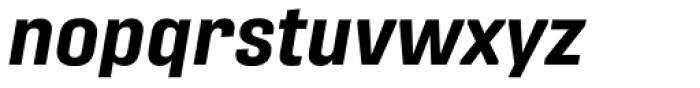 Protipo Narrow Bold Italic Font LOWERCASE