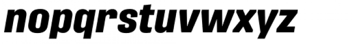 Protipo Narrow Extrabold Italic Font LOWERCASE