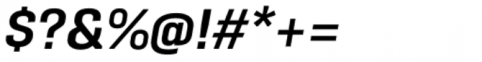 Protipo Semibold Italic Font OTHER CHARS