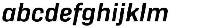 Protipo Semibold Italic Font LOWERCASE