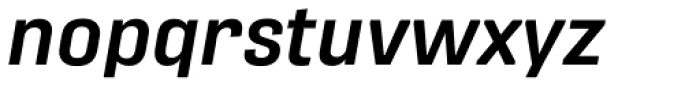 Protipo Semibold Italic Font LOWERCASE