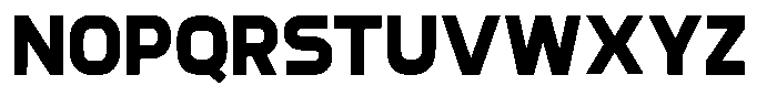 Proto Code Font UPPERCASE
