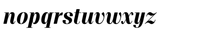 Proto Serif Bold Italic Font LOWERCASE