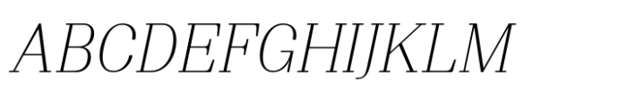 Proto Serif Light Italic Font UPPERCASE