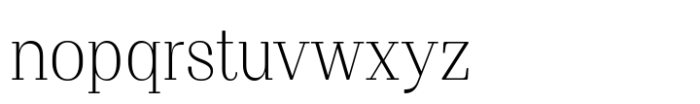 Proto Serif Light Font LOWERCASE