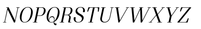Proto Serif Medium Italic Font UPPERCASE