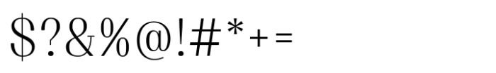 Proto Serif Regular Font OTHER CHARS
