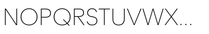 Protofo Thin Font UPPERCASE