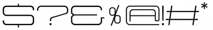 Protrakt Variable Regular-Exp-Three Font OTHER CHARS