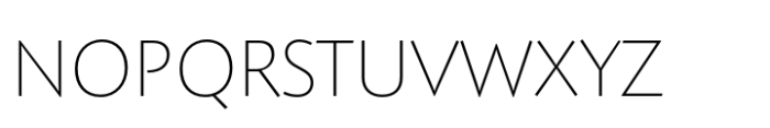 Provan Extra Light Font UPPERCASE