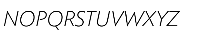 Provan Formal Light Italic Font UPPERCASE