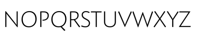 Provan Light Font UPPERCASE