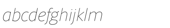 Provan Thin Italic FONT